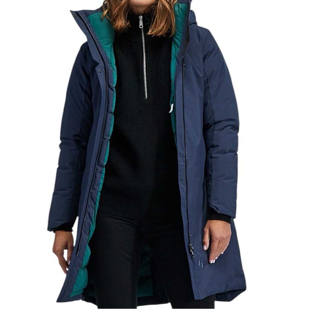Vallier Outremont Down Parka in Navy Blue Size XL